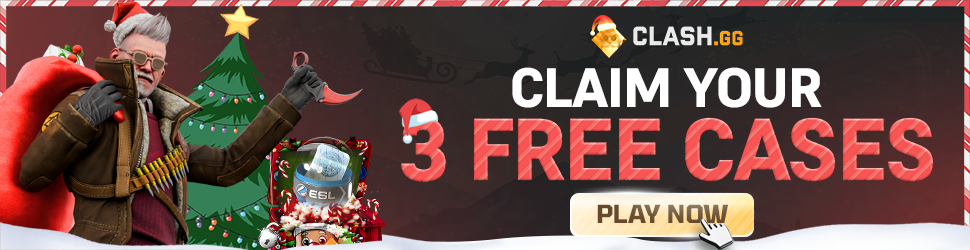 Clash.gg - Premium CS2 Case Opening - 3 FREE Cases + $1M Event